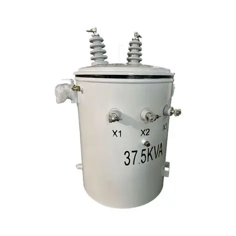 37.5Kva Single Phase Pole Mounted Transformer 13.8Kv 34.5kv to120V/240V